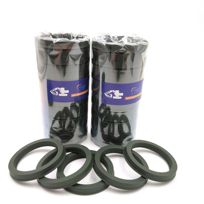 Materiale resistente dell'unità di elaborazione di Rod Seals Hydraulic Green Color del pistone dell'olio