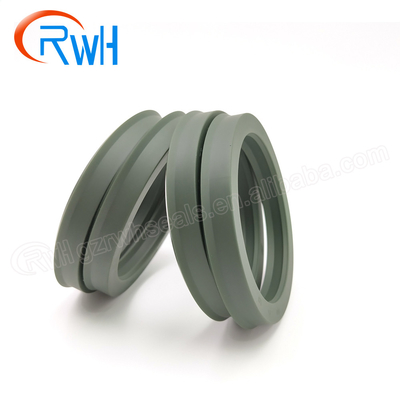 Materiale resistente dell'unità di elaborazione di Rod Seals Hydraulic Green Color del pistone dell'olio