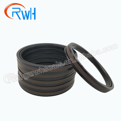 La guarnizione idraulica SPGW Brown del pistone di PTFE NBR colora 3 mesi di garanzia