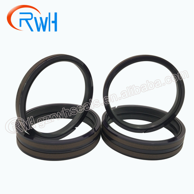 La guarnizione idraulica SPGW Brown del pistone di PTFE NBR colora 3 mesi di garanzia