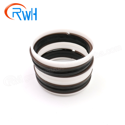NCF idraulico della guarnizione PTFE NBR del pistone di RWH per l'escavatore del cingolo