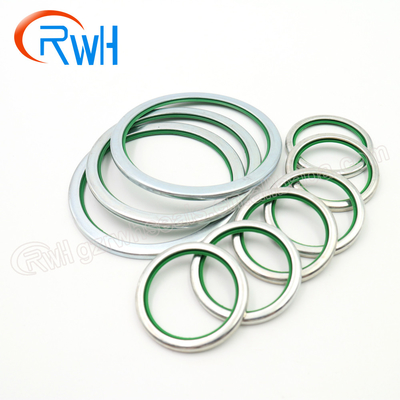 Secchio Pin Hydraulic Dust Seal VAY Ring Pu Material rivestito metallo