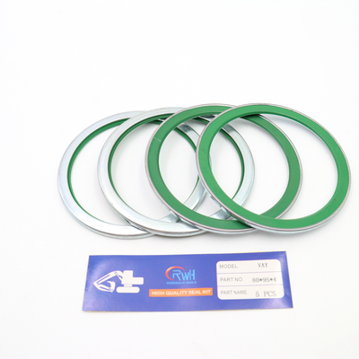 Secchio Pin Hydraulic Dust Seal VAY Ring Pu Material rivestito metallo