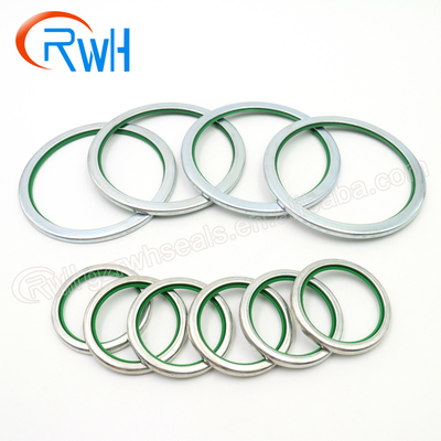 Secchio Pin Hydraulic Dust Seal VAY Ring Pu Material rivestito metallo
