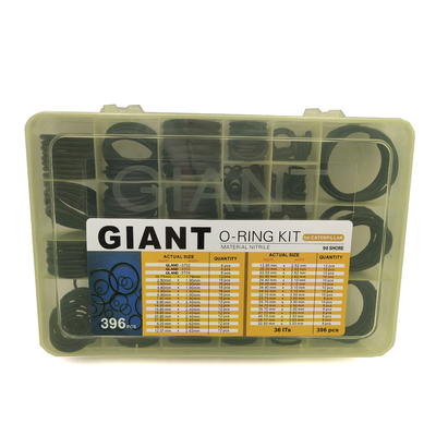 Tipo gigante nitrile O Ring Box Set High Temperature per CAT Excavator