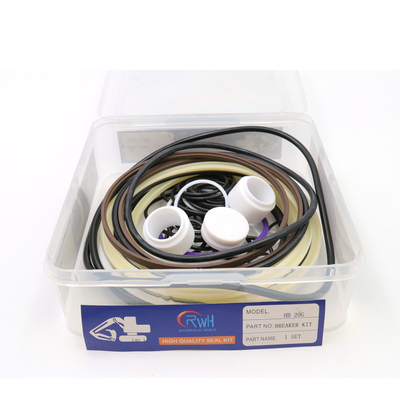 Materiale idraulico del corredo PTFE della guarnizione dell'interruttore della roccia di HB20G con il tubo flessibile bianco