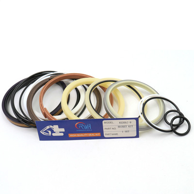 PTFE/escavatore di Kit Fit Hyundai R220LC-9 della guarnizione secchio della fibra