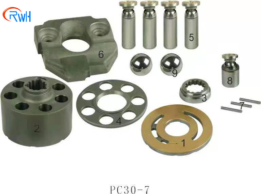 Parti ISO9001 della pompa delle parti PC30-7 KOMATSU del motore della pompa idraulica di RWH